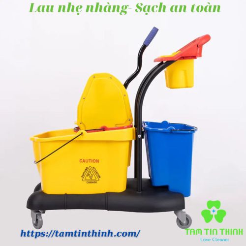 Xe vắt mop 2 ngăn AF08086