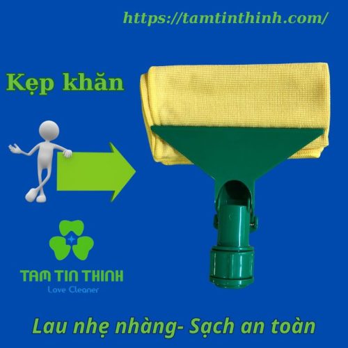 Kẹp khăn lau kính