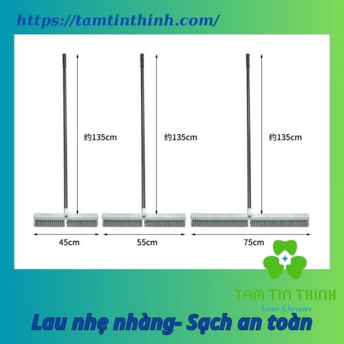 Chổi chà sàn 55cm cán dài AF01202