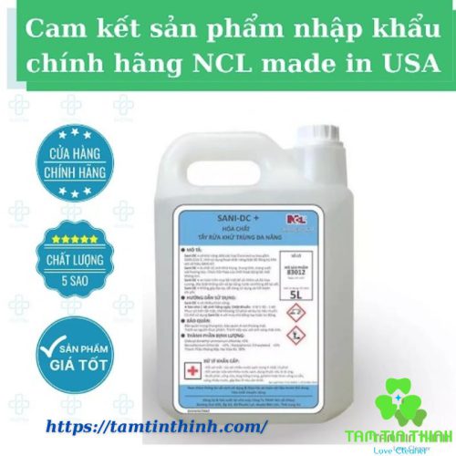 Hóa chất tẩy rửa đa năng hương hoa thơm mát SANI DC PLUS