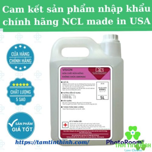 Nước lau kính VISION không chứa Amoniac