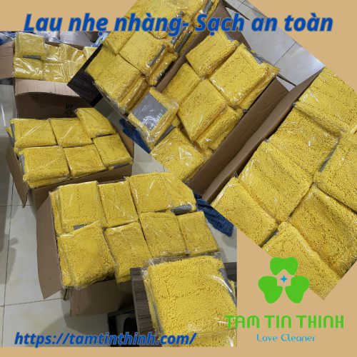 Miếng lau nhà hình chữ nhật 60cm - Xưởng sản xuất Giá Sỉ