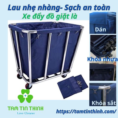 Xe đẩy đồ giặt là