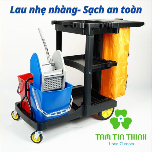 Xe đẩy dọn vệ sinh D1-11-1C