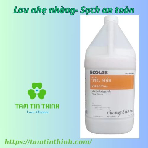 Chat phu bong san Ecolab Vision Plus 1 GAL 3