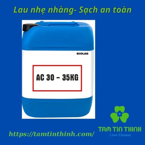 Chất tẩy rửa cáu cặn Ecolab AC30 can 35Kg