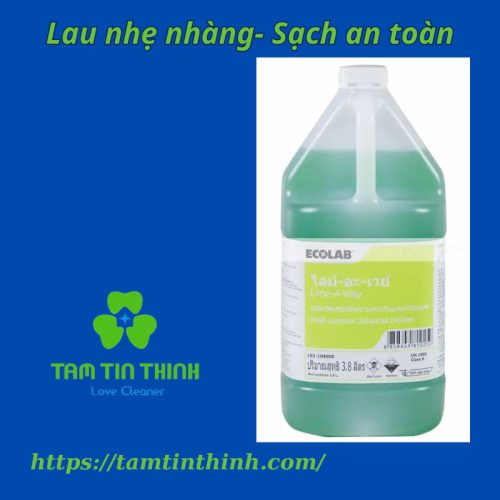 Lime-A-Way – Chất Tẩy Cặn Vôi Đa Năng Ecolab – 4×3.8 lit