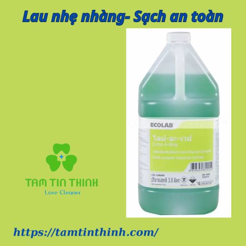 Lime-A-Way – Chất Tẩy Cặn Vôi Đa Năng Ecolab – 4×3.8 lit