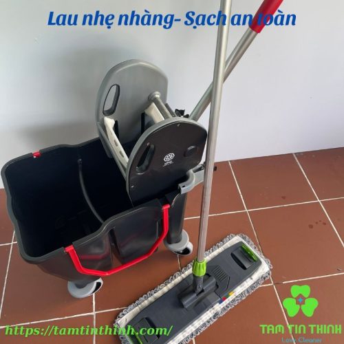 Bộ xô và cây lau nhà công nghiệp 50cm 30 lít