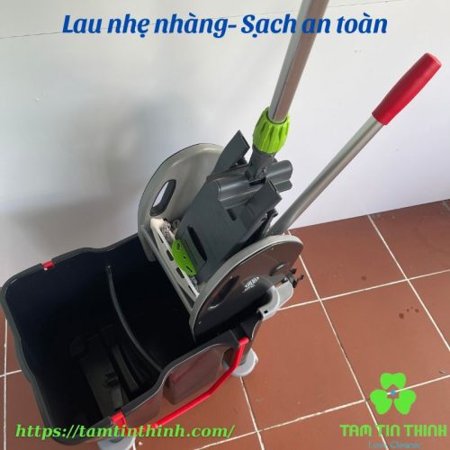 Bộ xô và cây lau nhà công nghiệp 50cm 30 lít