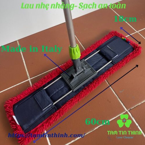 Cây lau nhà công nghiệp 60cm Dmop dùng cho xô vắt