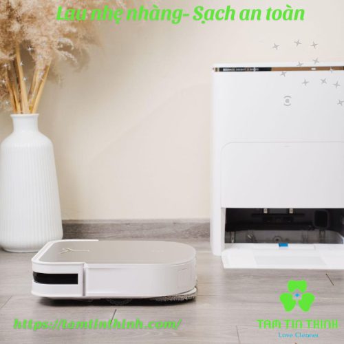 Robot hút bụi lau nhà Ecovacs DEEBOT X2 OMNI White