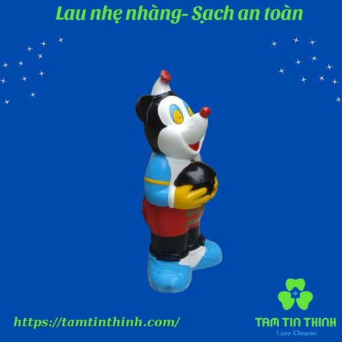 Thùng rác composite hình chuột Mickey