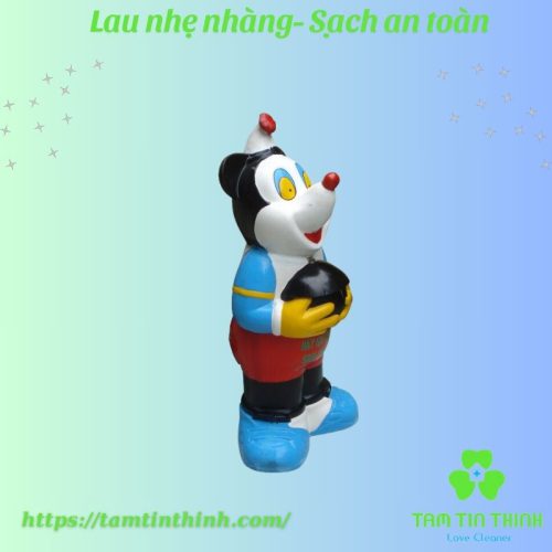 Thùng rác composite hình chuột Mickey