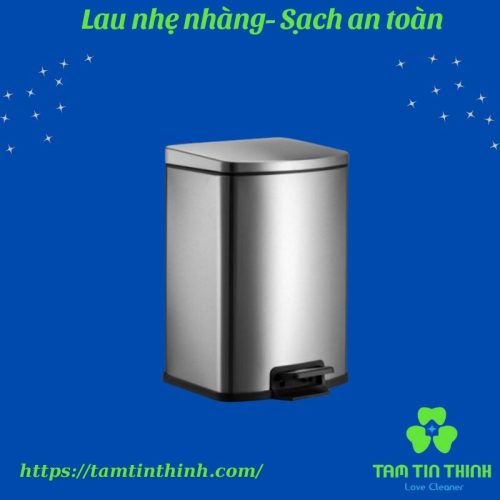 Thùng rác đạp chân dạng vuông PLS-30L