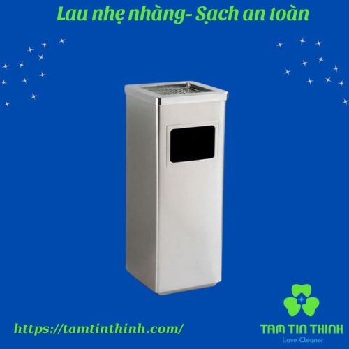 Thùng rác gạt tàn vuông HX-161