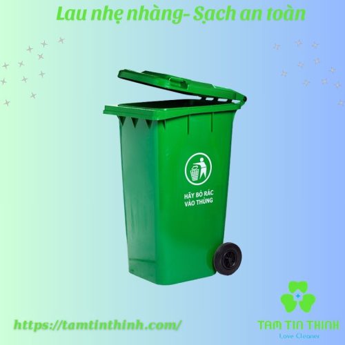 Thùng rác nắp lật PUSH 240L