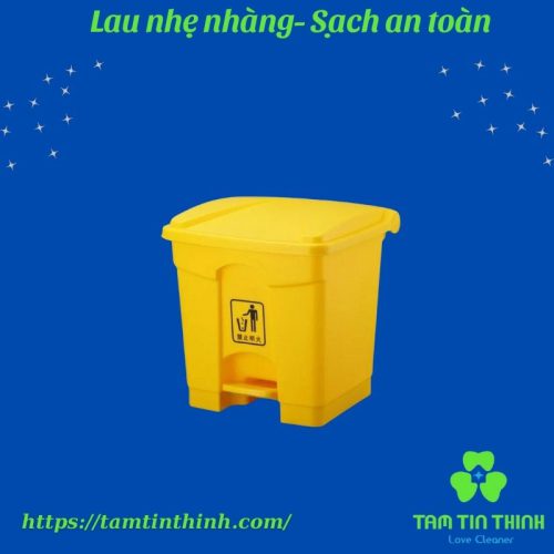 Thùng rác nhựa đạp chân BAIYUN 30L