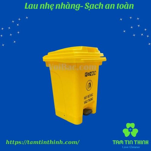 Thùng rác nhựa đạp chân BAIYUN 50L