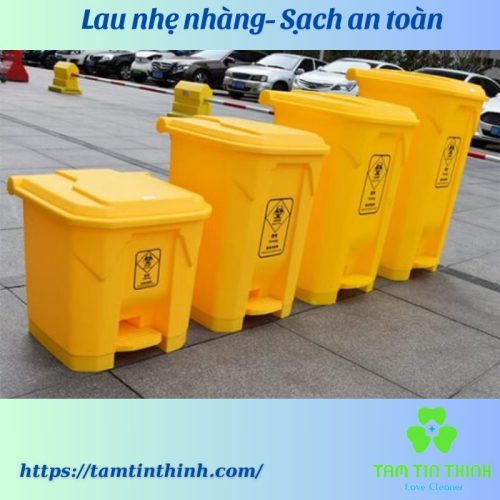 Thùng rác nhựa đạp chân BAIYUN 50L