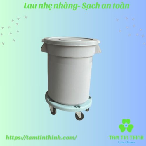 Thùng rác đạp chân dạng vuông PLS-50L