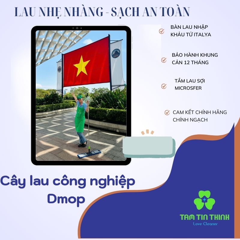 Cây lau nhà công nghiệp Dmop