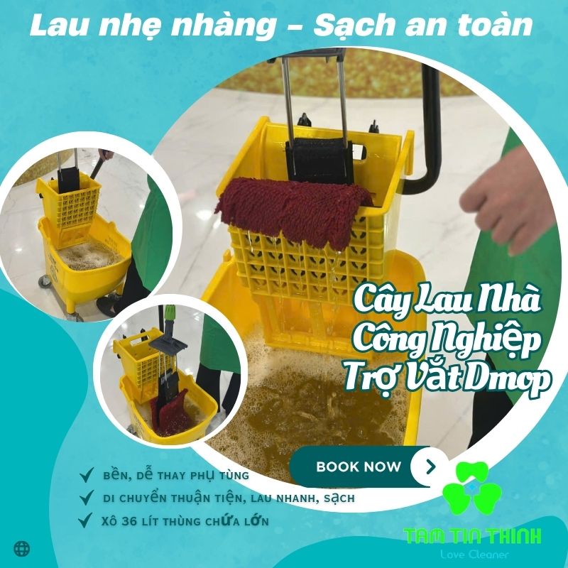 Cây Lau Nhà Công Nghiệp Trợ Vắt Dmop: Đối Tác Đắc Lực Cho Công Việc Vệ Sinh Chuyên Nghiệp