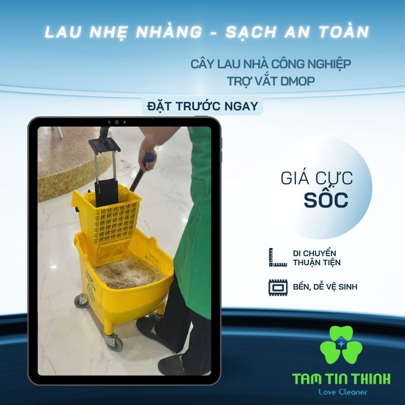 Cây Lau Nhà Công Nghiệp Trợ Vắt Dmop: Đối Tác Đắc Lực Cho Công Việc Vệ Sinh Chuyên Nghiệp