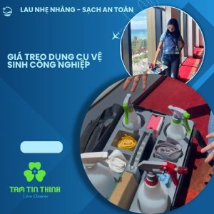 Giá Treo Dụng Cụ Vệ Sinh Công Nghiệp