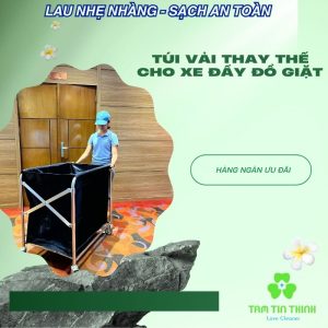 Xe Đẩy Đồ Giặt Xếp Gọn